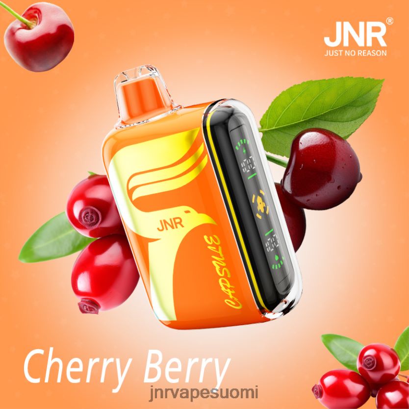 T0D02J61 JNR kapseli kirsikka-marja | JNR VAPE REVIEW