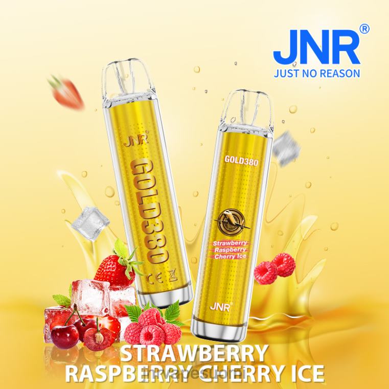 JNR VAPE FLAVOURS | jnr kulta 380 mansikka vadelma kirsikkajää AABB39