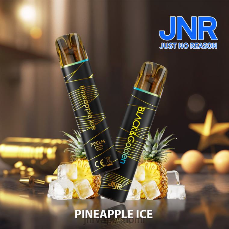 JNR VAPE PODS | jnr musta & gloden ananas jäätä AABB280