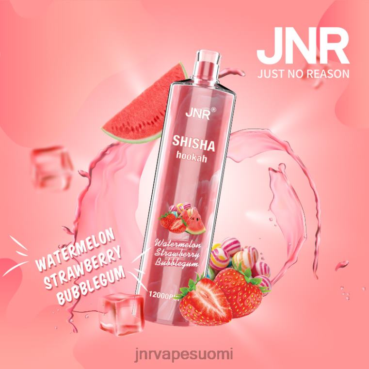 JNR VAPE HELSINKI | jnr shisha vesimeloni mansikka vaahto AABB184