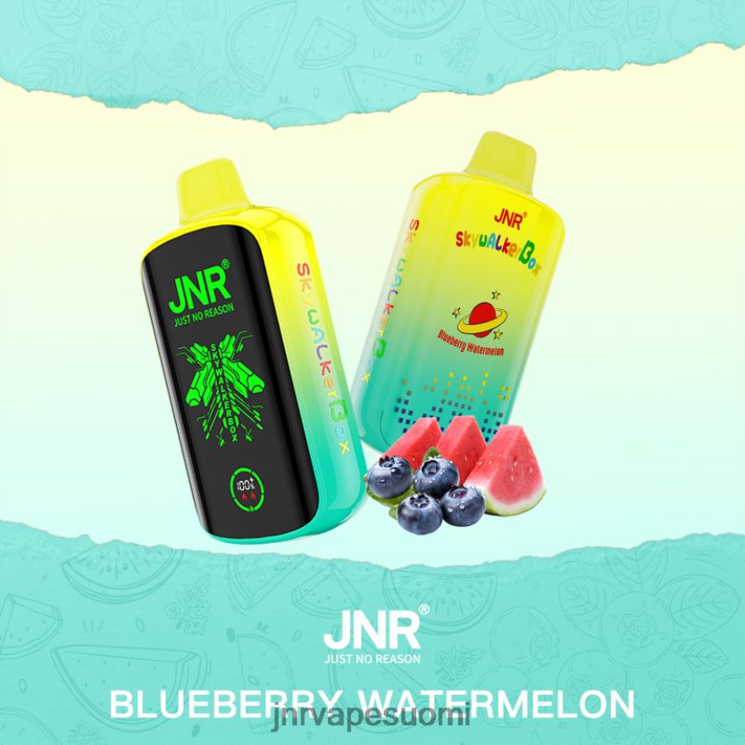 T0D02J41 JNR SKYWALKER laatikko mustikka vesimeloni | JNR VAPE REVIEW