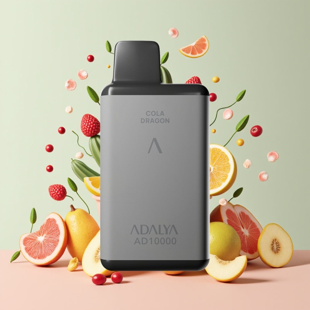 Suomi tukku Adalya AD 10 000 Puffs Kertakäyttöinen Vape Kaktussuihke – Space Gray, USB-C, 14 ml