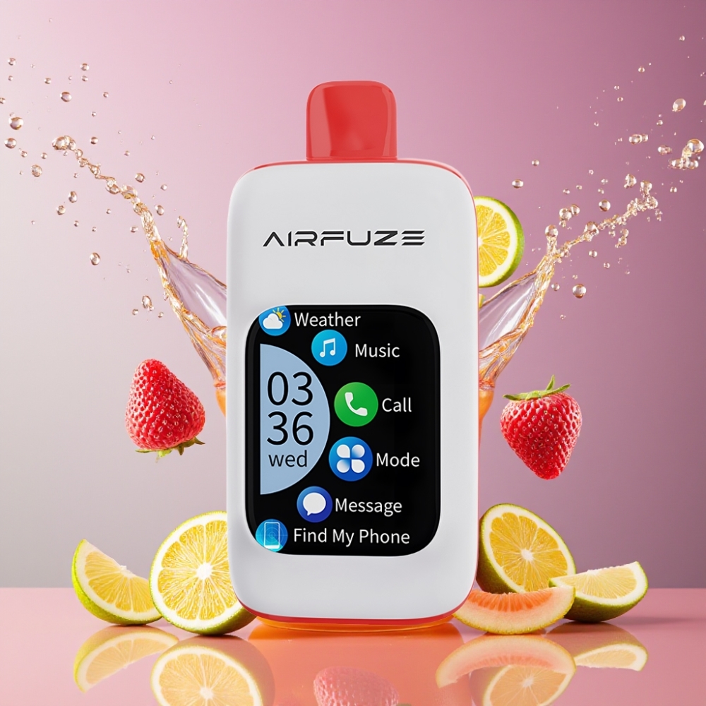 Suomi tukku AirFuze Smart 30000 Puffs Disposable Vape 5% Nikotiinia 900mAh Type-C Lush Gummy-karkkimaku