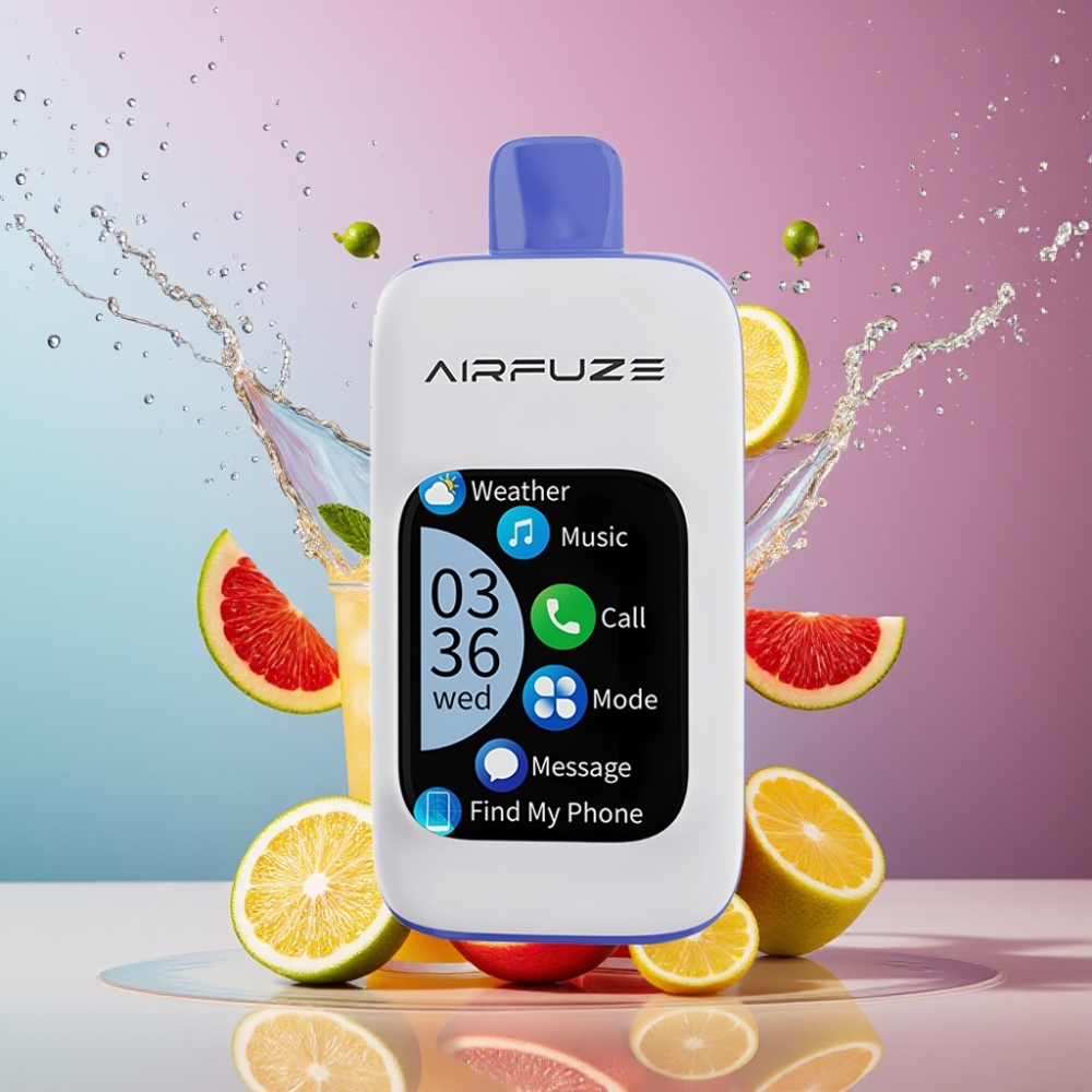AirFuze Smart Pro 40000 Puffs Suomi Tukku – 900mAh Ladattava, 20ML Nestettä, Miami Mint (2%, 5% Nikotiinia) – 10kpl Näyttölaatikossa