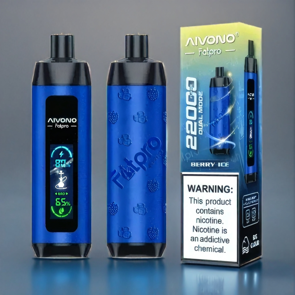 Suomi tukku Aivono AIM FATPRO 22000 Puffs 28ml Marja-Jää 0%,2%,3%,5% Nikotiinia 600mAh Ladattava