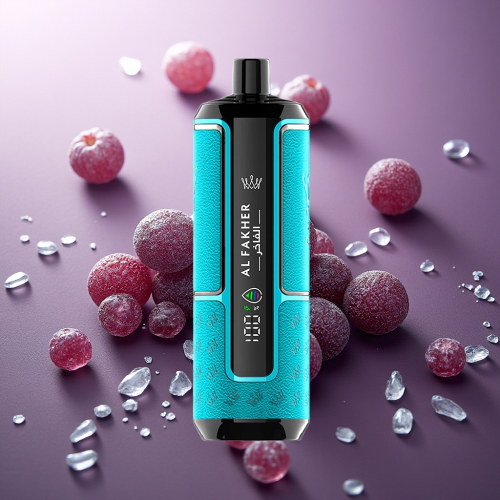 Al Fakher Crown Bar 15K Hypermax 22ml/600mAh/Type-C/DTL Suomi Tukku Mustaherukka-Jää Kertakäyttöinen Vape Kit