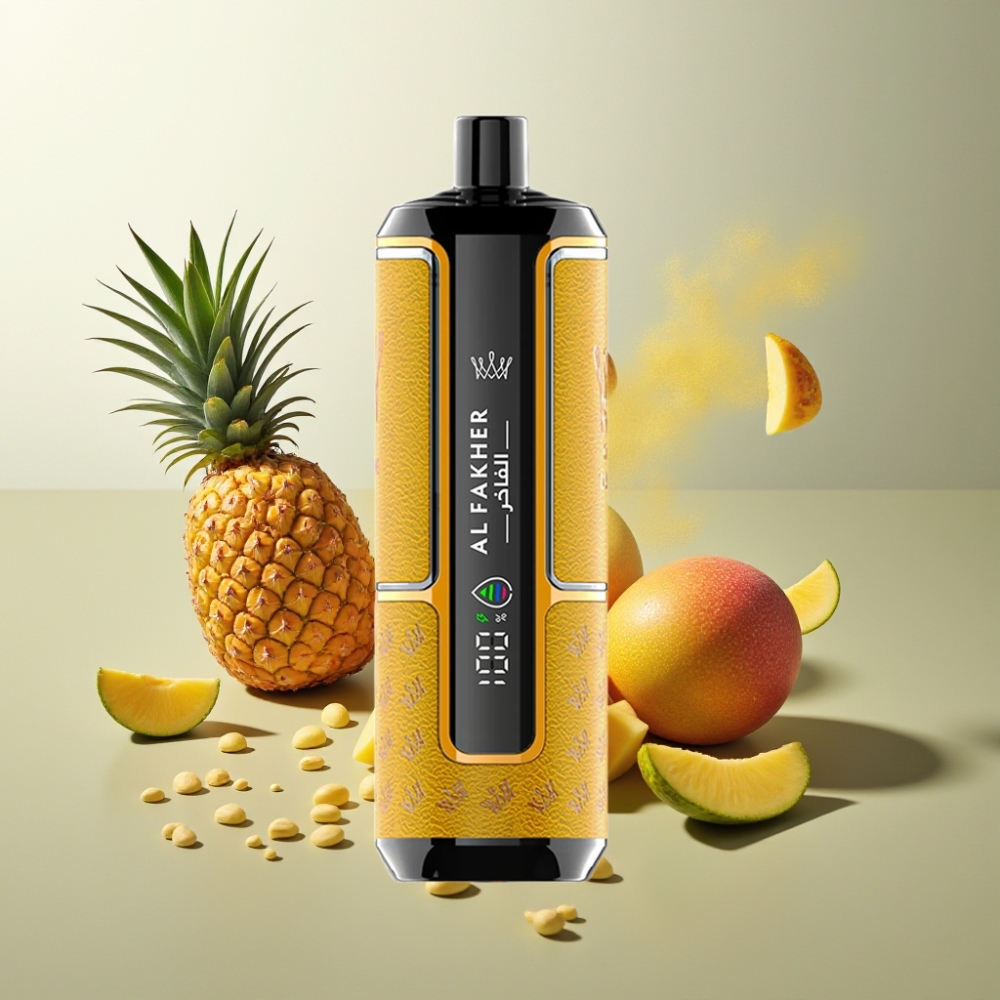 Al Fakher Crown Bar 15K Hypermax Kertakäyttöinen Vape Kit 22ml 15000 Puffs 6mg Mango-Pineapple Suomi Tukku