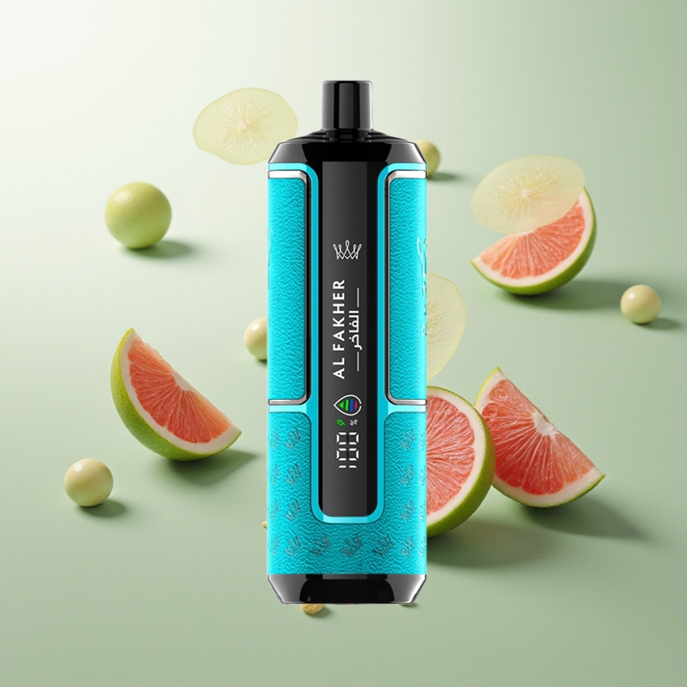 Al Fakher Crown Bar 15K Hypermax Kertakäyttöinen Vape Kit 22ml/15K Puffs/600mAh Type-C Suomi Tukku Gum Mint