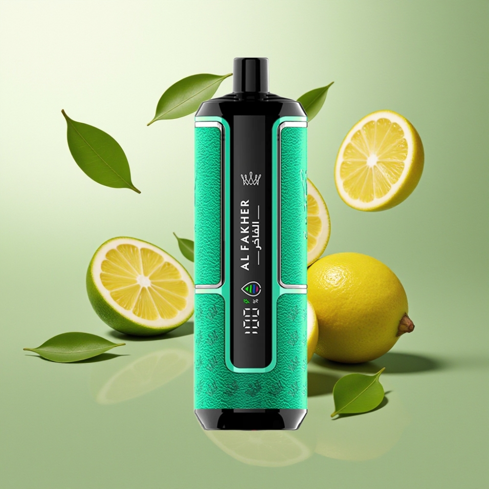 Al Fakher Crown Bar 15K Hypermax Kertakäyttöinen Vape Kit 22ml/15K Puffs/600mAh Type-C Suomi tukku Sitruuna-Lime