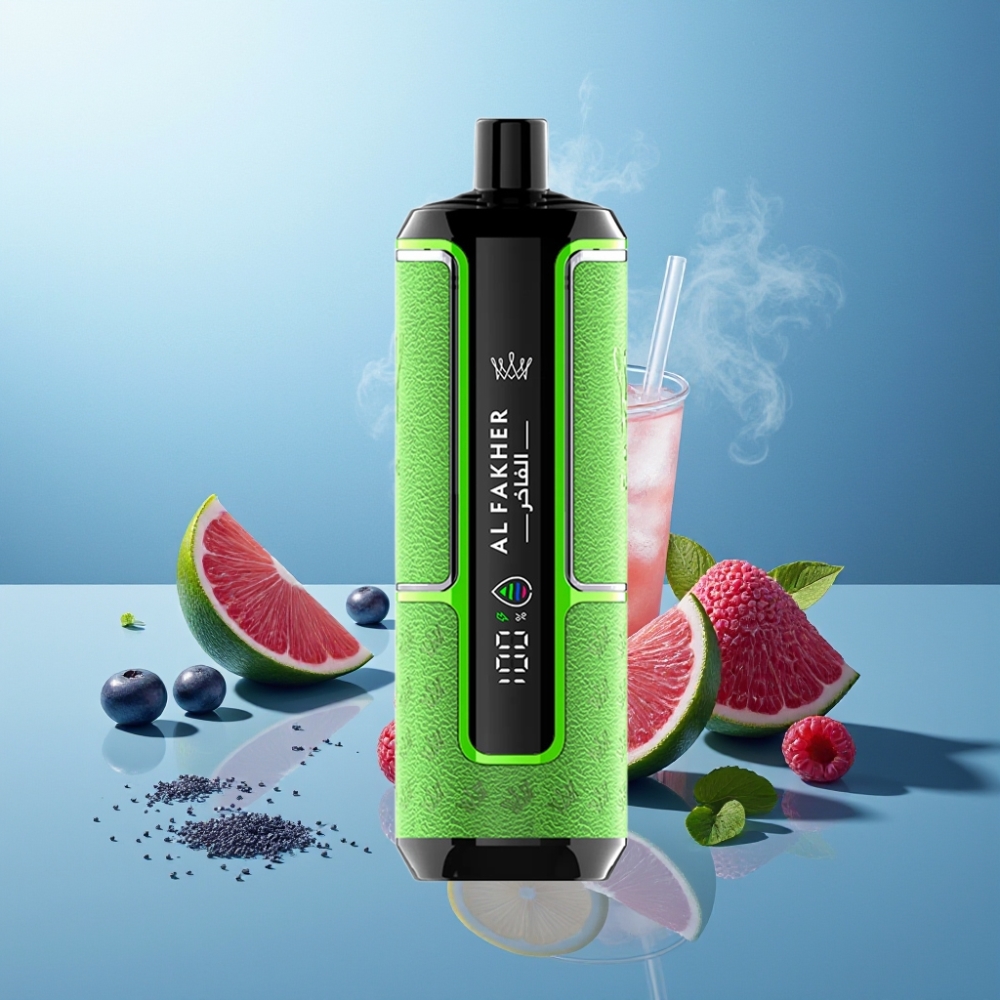 Al Fakher Crown Bar 15K Hypermax Suomi Tukku 22ml/600mAh/Type-C/6mg Sininen Vadelma-Limonadi Kertakäyttöinen Vape