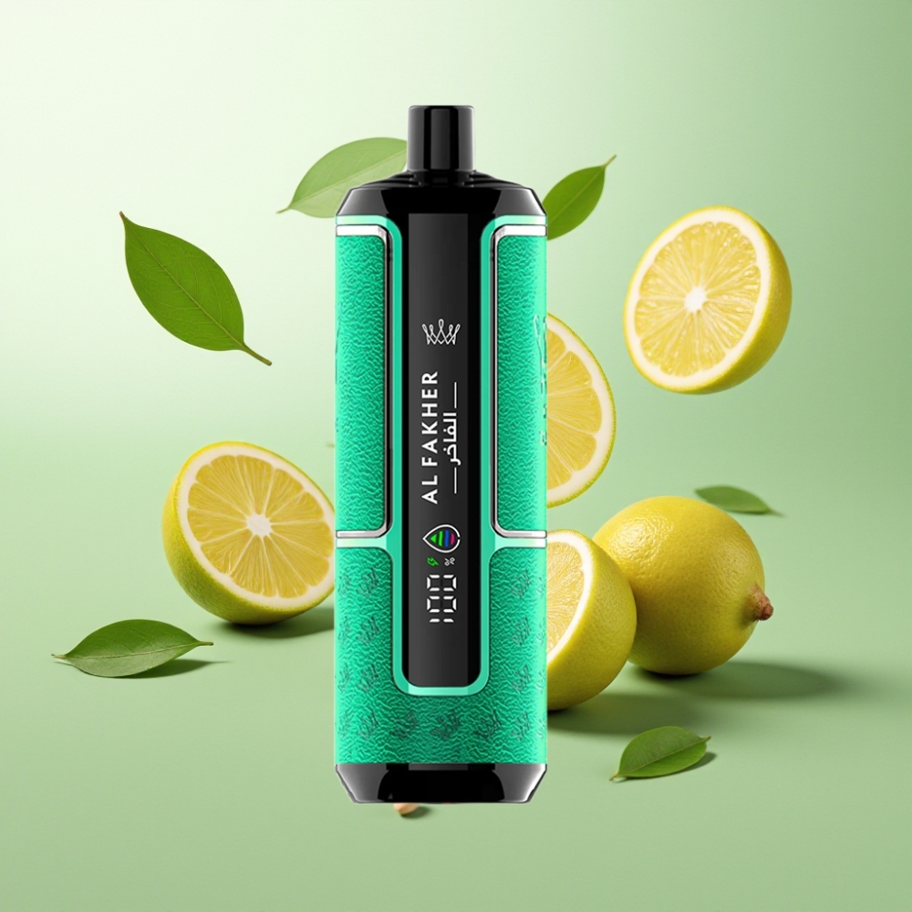 Al Fakher Crown Bar 15K Hypermax Suomi Tukku Kertakäyttöinen Vape Kit 22ml 15,000 Puffs 6mg Sitruuna Minttu