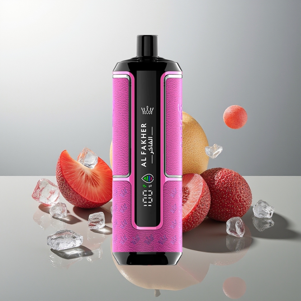 Al Fakher Crown Bar 15K Hypermax Suomi Tukku Kertakäyttöinen Vape Kit – 22ml E-Liquid, 600mAh Type-C, 15K Puffs, DTL, 6mg, Compact Design – Luch Ice