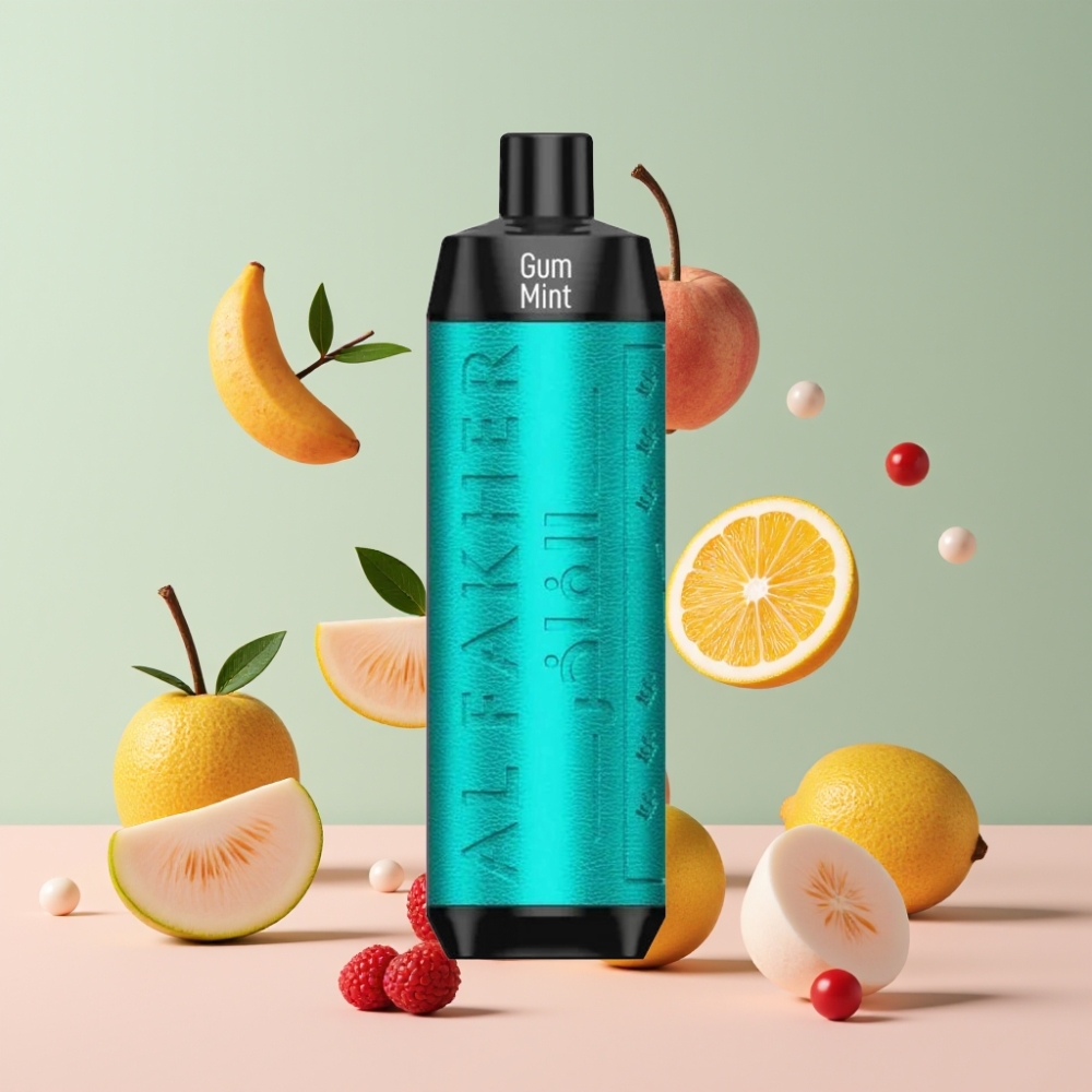 Al Fakher Crown Bar 8000 Crystal Kertakäyttöinen Vape Suomi Tukku – 8000 Puffs, 18ml, 5mg Nikotiinia, Gum Mint (Purukumiminttu)