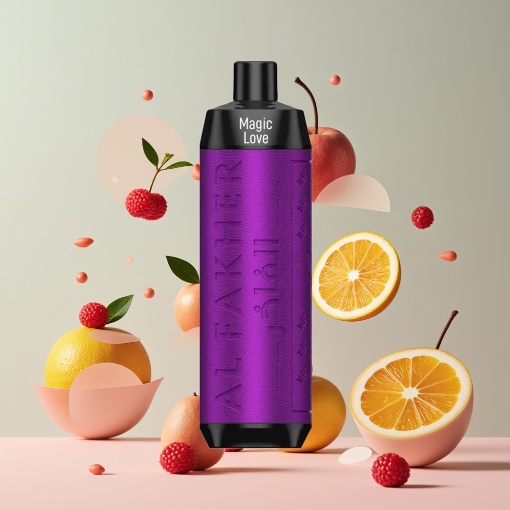 Al Fakher Crown Bar 8000 Crystal Kertakäyttöinen Vape Suomi Tukku - 8000 Puffs, 18ml e-Liquid, 5mg Nikotiinia, USB-C Lataus