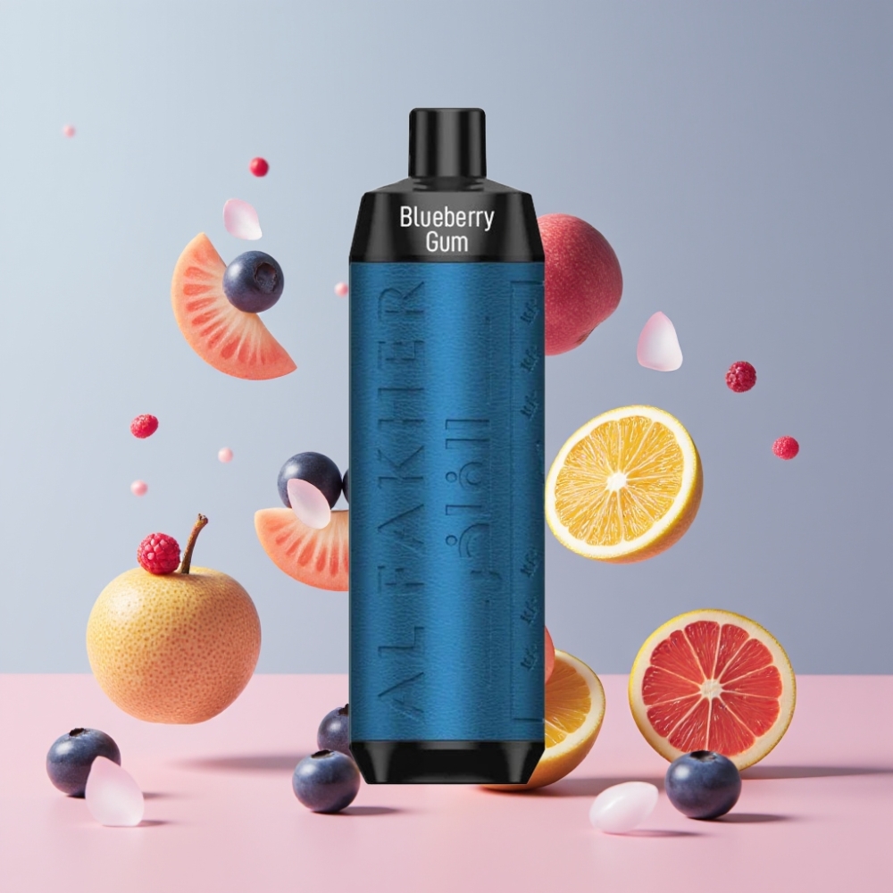 Suomi tukku Al Fakher Crown Bar 8000 Crystal Kertakäyttöinen Vape Mustikkapurkka – 8000 Puffs, 18ml Nestemäistä, 5mg Nikotiinia, USB-C Lataus