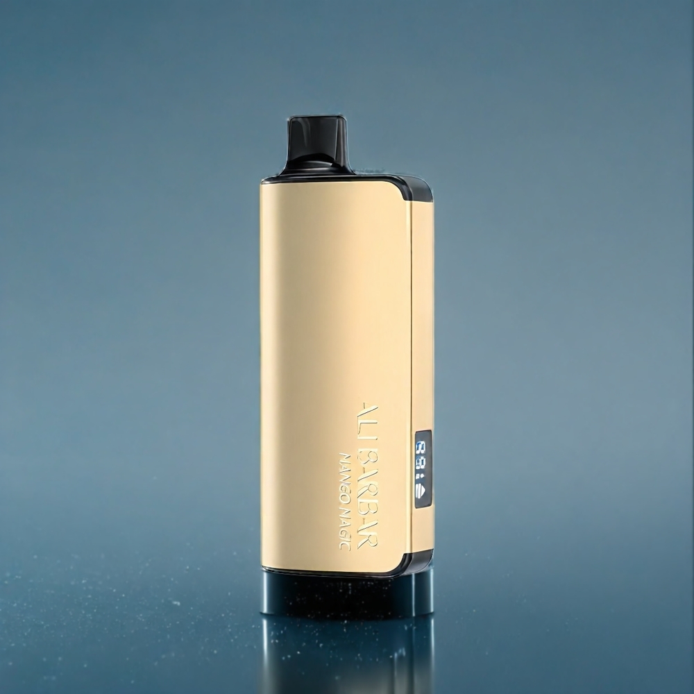 Suomi tukku Alibarbar Ingot 9000 Puffs Vape Mango Taika – 22ml E-liquid, 2350mAh Battery, LED Display