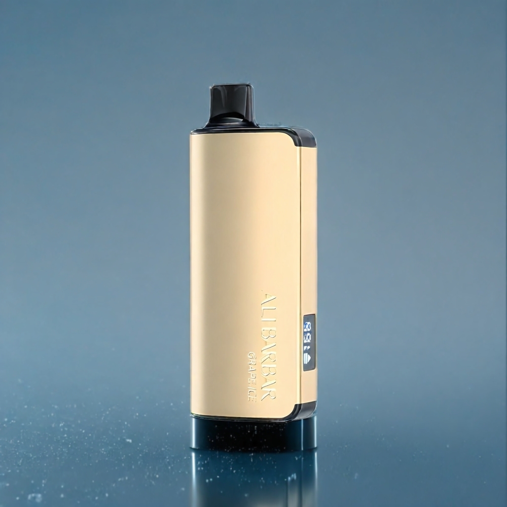 Suomi tukku Alibarbar Ingot 9000 Puffs Vape Viinijää 22ml 2350mAh LED-näyttö