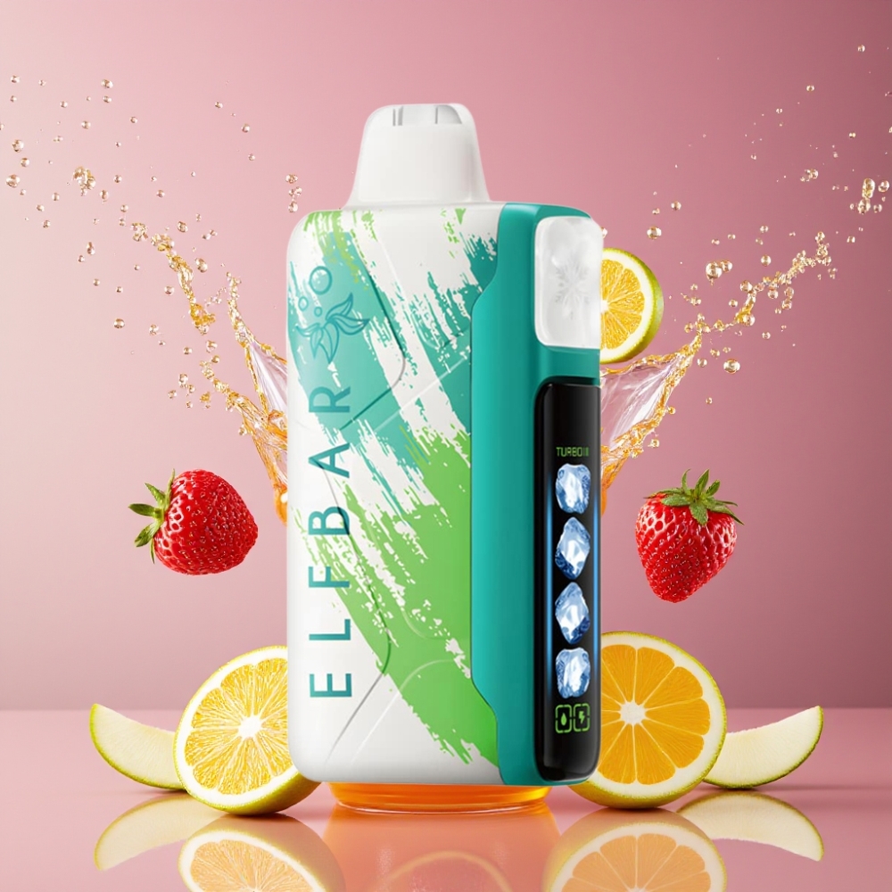 Suomi tukku Elf Bar Ice King 40000 Puffs Disposable Vape 20ml 5% Nikotiinia Ladattava 850mAh Akku Sour Apple Ice