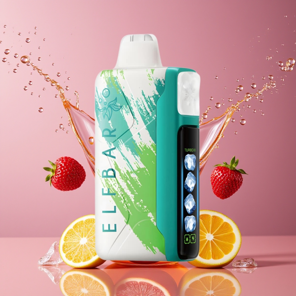 Suomi tukku Elf Bar Ice King 40000 Puffs Disposable Vape Baja Splash – 20ml, 5% Nikotiinia, 850mAh Ladattava Paristo, 5 Jäähdytystasoa, LCD Näyttö