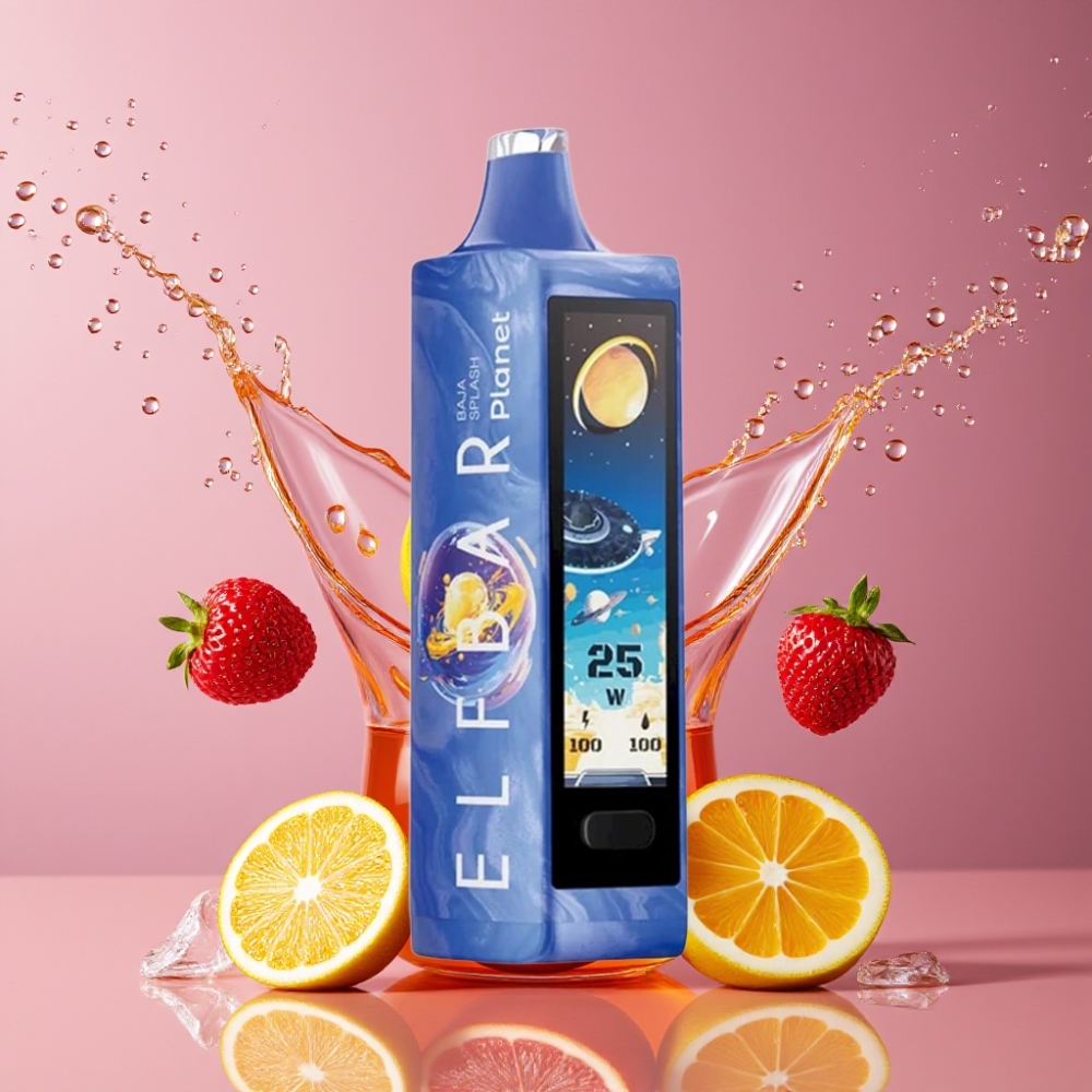 Suomi Tukku Elf Bar Planet 25000 Puffs Disposable Vape Baja Splash 5% 18ml 800mAh Mesh