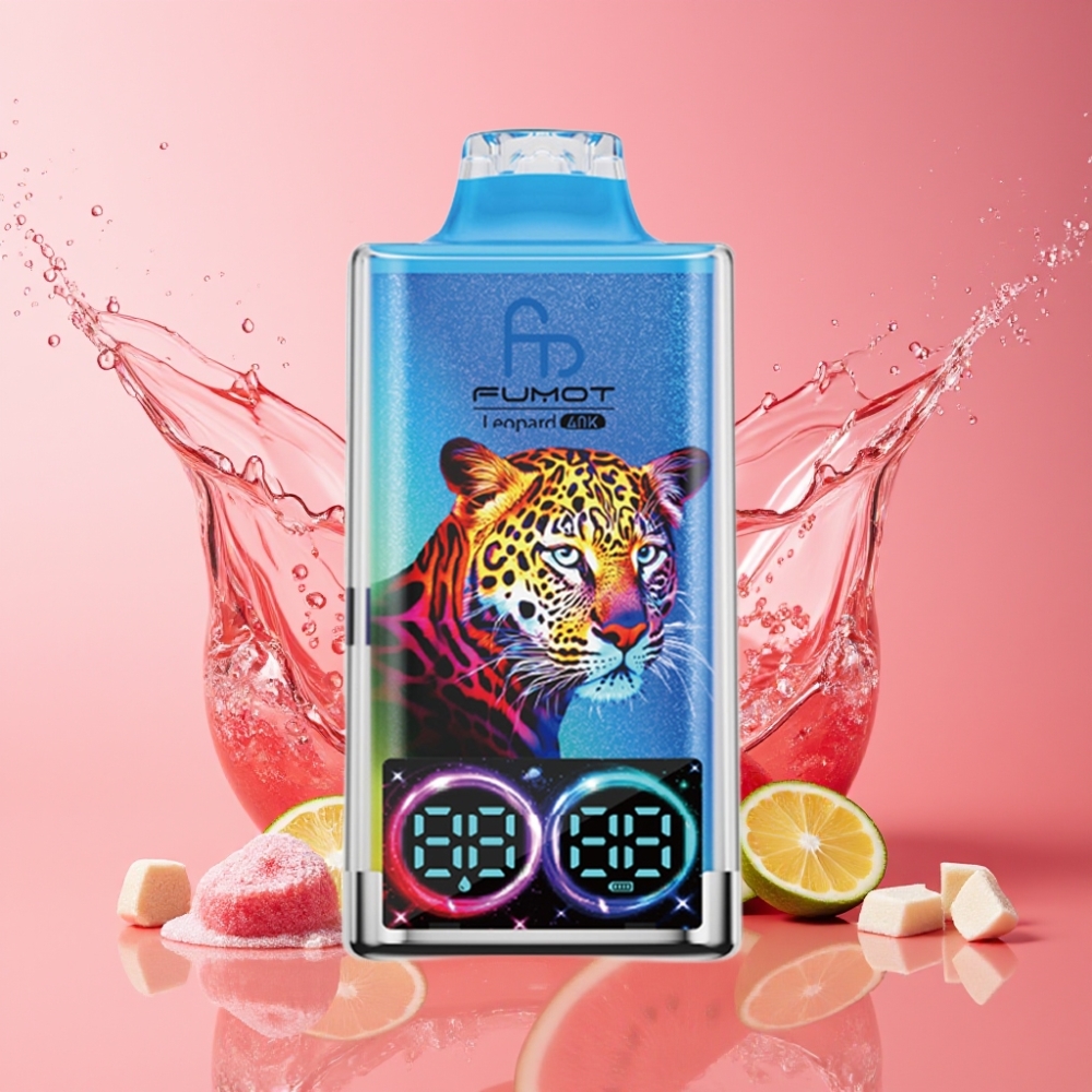 Suomi tukku Fumot Leopard 40K Puffs Disposable Vape 700mAh Dual Mesh Type-C – Vesimeloni Bubblegum