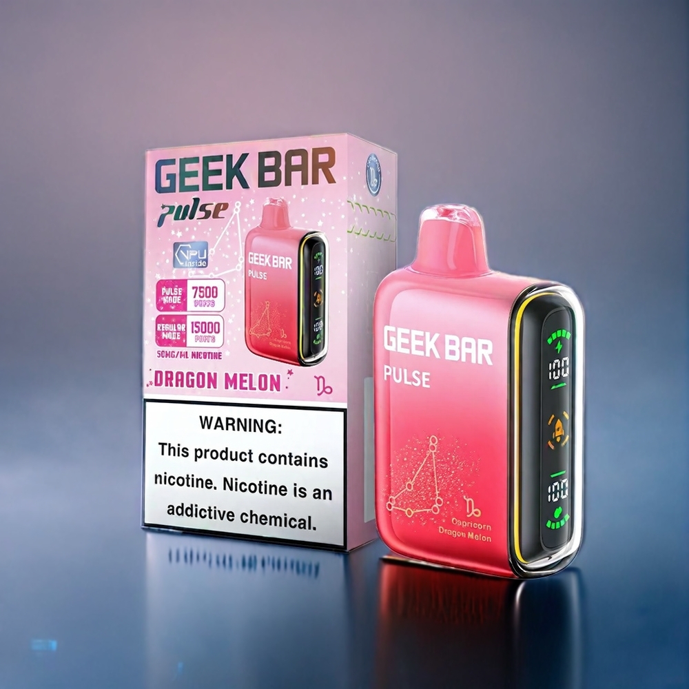 Geek Bar Pulse 15000 Puffs Suomi Tukku – 16ML, 5% Nikotiinia, Säädettävä Ilmanvirtaus, 650 mAh
