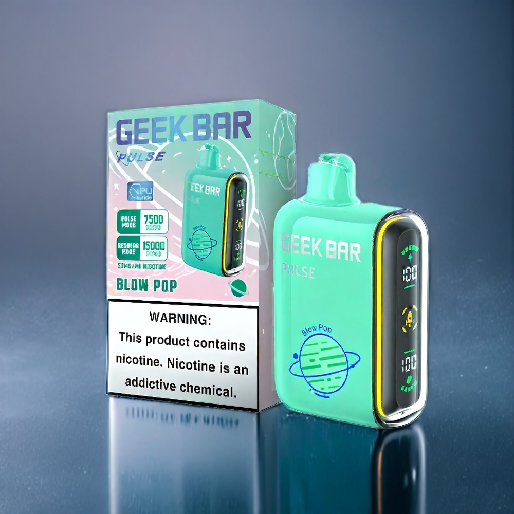 Geek Bar Pulse 15000 Puffs Suomi Tukku – 16ML, 5% Nikotiinia, Säädettävä Ilmanvirtaus, USB Type-C