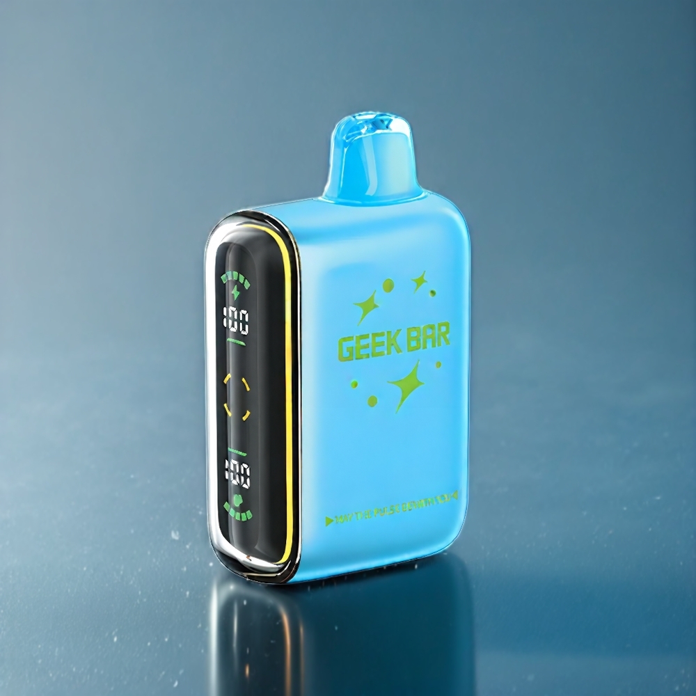 Suomi tukku Geek Bar Pulse 15000 Puffs 16ML 5% Nikotiinia USB Type-C Säädettävä Ilmanvirtaus