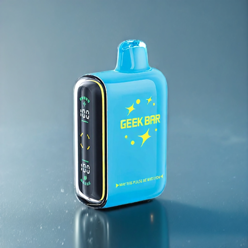 Suomi tukku Geek Bar Pulse 15000 Puffs 16ML 5% Nikotiinia USB Type-C Säädettävä Ilmanvirtaus