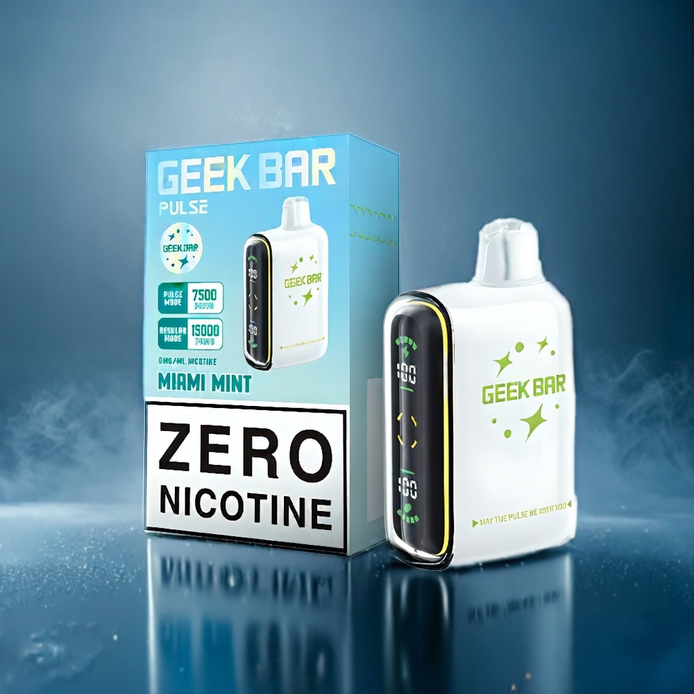 Suomi tukku Geek Bar Pulse 15000 Puffs 16ML 5% Nikotiinia USB Type-C Säädettävä Ilmanvirtaus