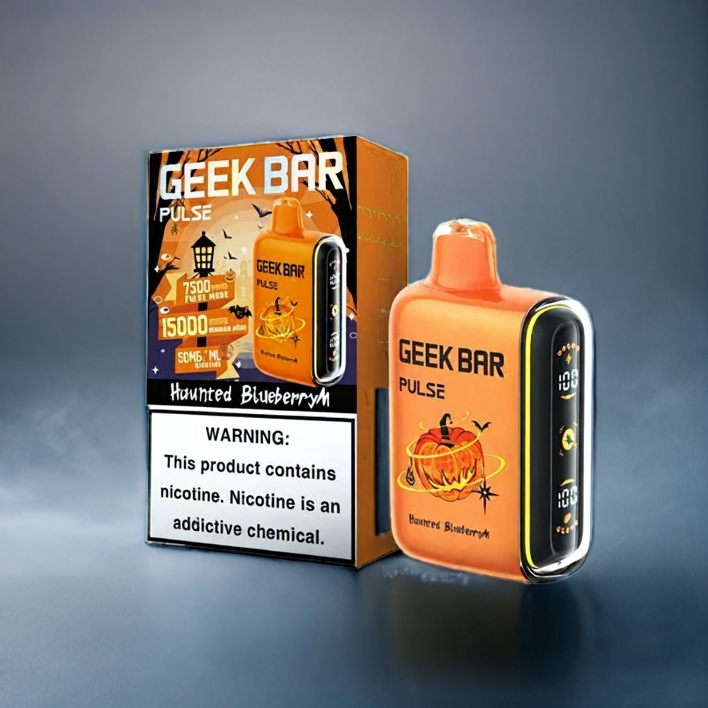 Suomi tukku Geek Bar Pulse 15 000 Tupakka-annosta, 16ML-nestetankki, 5% Nikotiini, Säädettävä Ilmanvirtaus
