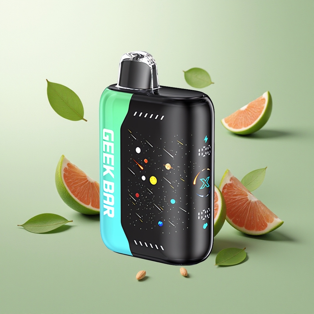 GEEKBAR Pulse X 42K Puffs Meteor Edition Suomi tukku – 820mAh Fast-Charging, Dual Mesh Coil, 5% Nikotiinia, Metallinmaku
