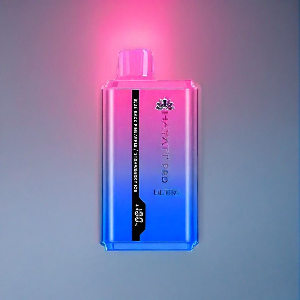 Suomi tukku Hayati Pro Ultra 12ml 15000+ Puffs 850mAh 2% Nikotiinia 49 Makuvaihtoehtoa Sininen Vadelma Ananas Mansikka Jää