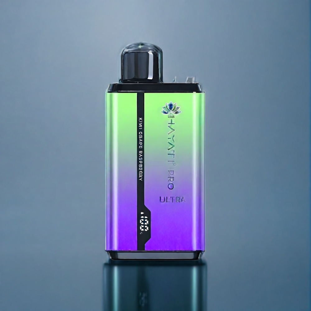 Suomi tukku Hayati Pro Ultra 15000 Puffs 2% Nikotiinia 850mAh Akku 12ml Lisäainetankki Kiivi-Vadelma-Vadelma