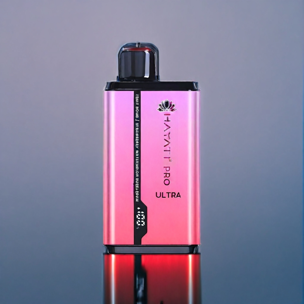 Suomi tukku Hayati Pro Ultra 15000 Puffs 850mAh 24ml 2% Hedelmäpommi Mansikka-Vesimeloni Purukumi