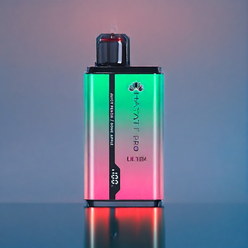 Suomi tukku Hayati Pro Ultra 15000 Puffs 850mAh - 49 Makuvaihtoehtoa (Hapan Omena Mehevä Persikka) 12ml 2% Nikotiinia