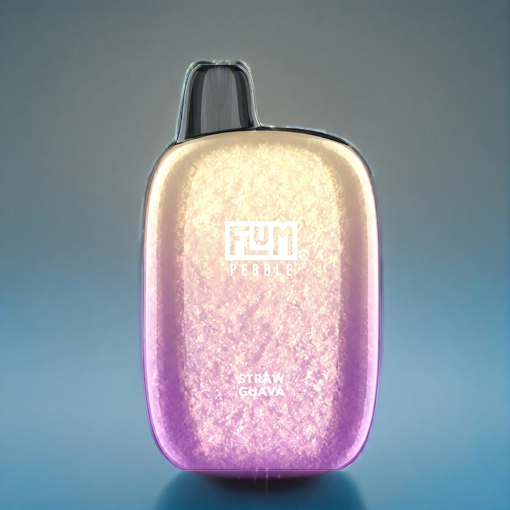 Suomi tukku Flum Pebble 6000 Puffs 10ml 5% Nikotiini 500mAh Type-C Mesh Coil Guava