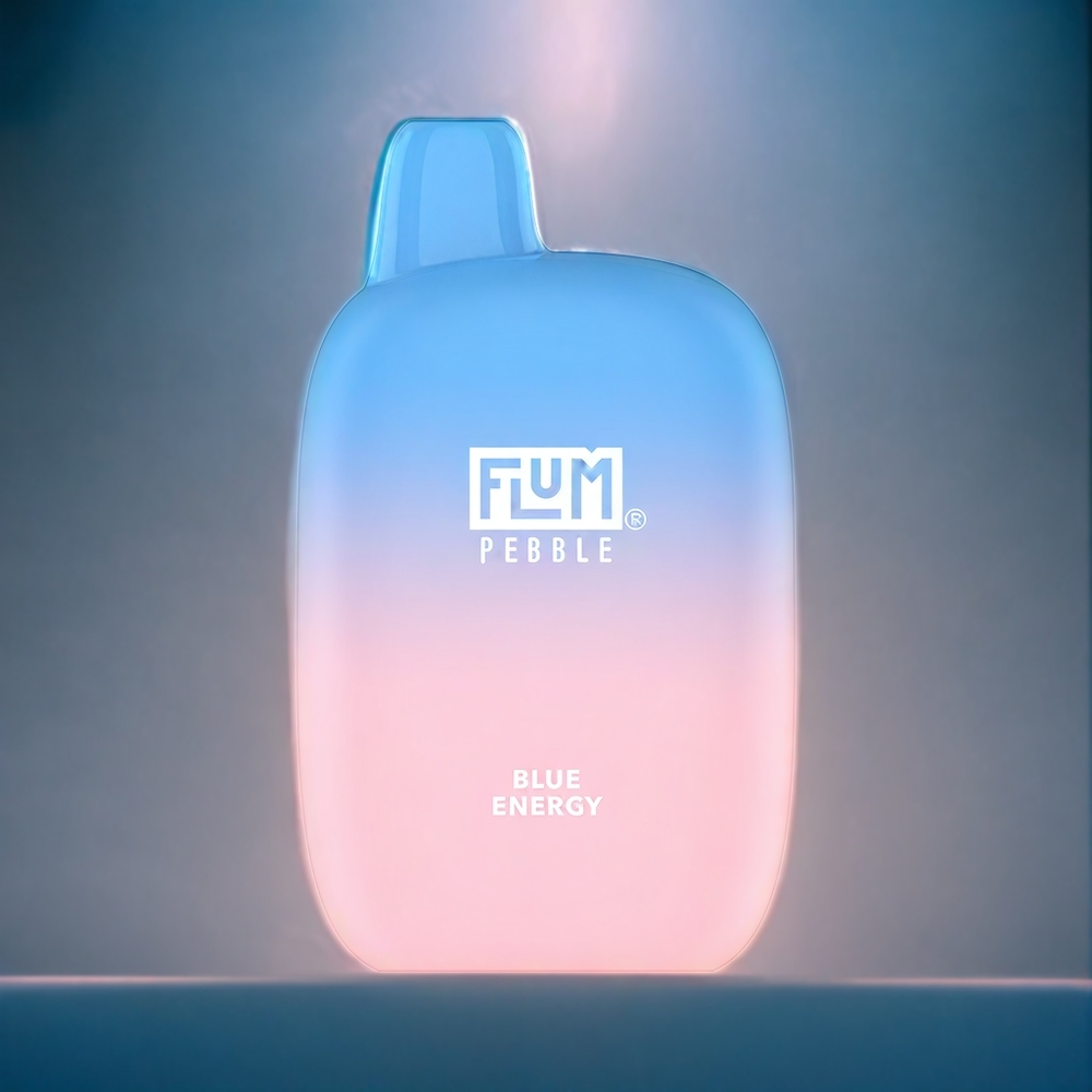 Suomi tukku Flum Pebble 6000 Puffs 10ml 5% Nikotiinia Mesh Coil Type-C Sininen Energia – 500mAh