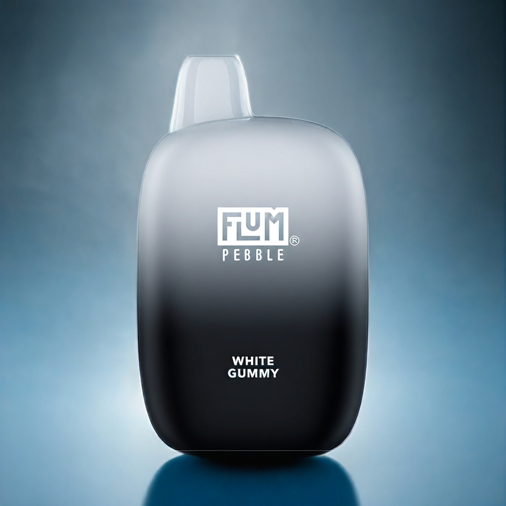 Suomi tukku Flum Pebble 6000 Puffs 10ml 5% Valkoinen Gummy 500mAh Mesh Coil Type-C