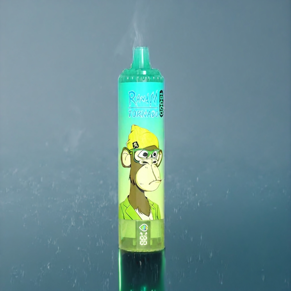 Suomi Tukku Fumot RandM Tornado 15000 Puffs 25ml LCD Type-C Sitruuna-Lime Mesh Coil