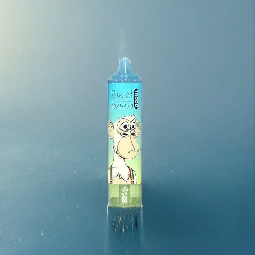 Suomi Tukku Fumot RandM Tornado 15000 Puffs Vape Ice Pop 25ml 850mAh Mesh Coil Type-C LCD