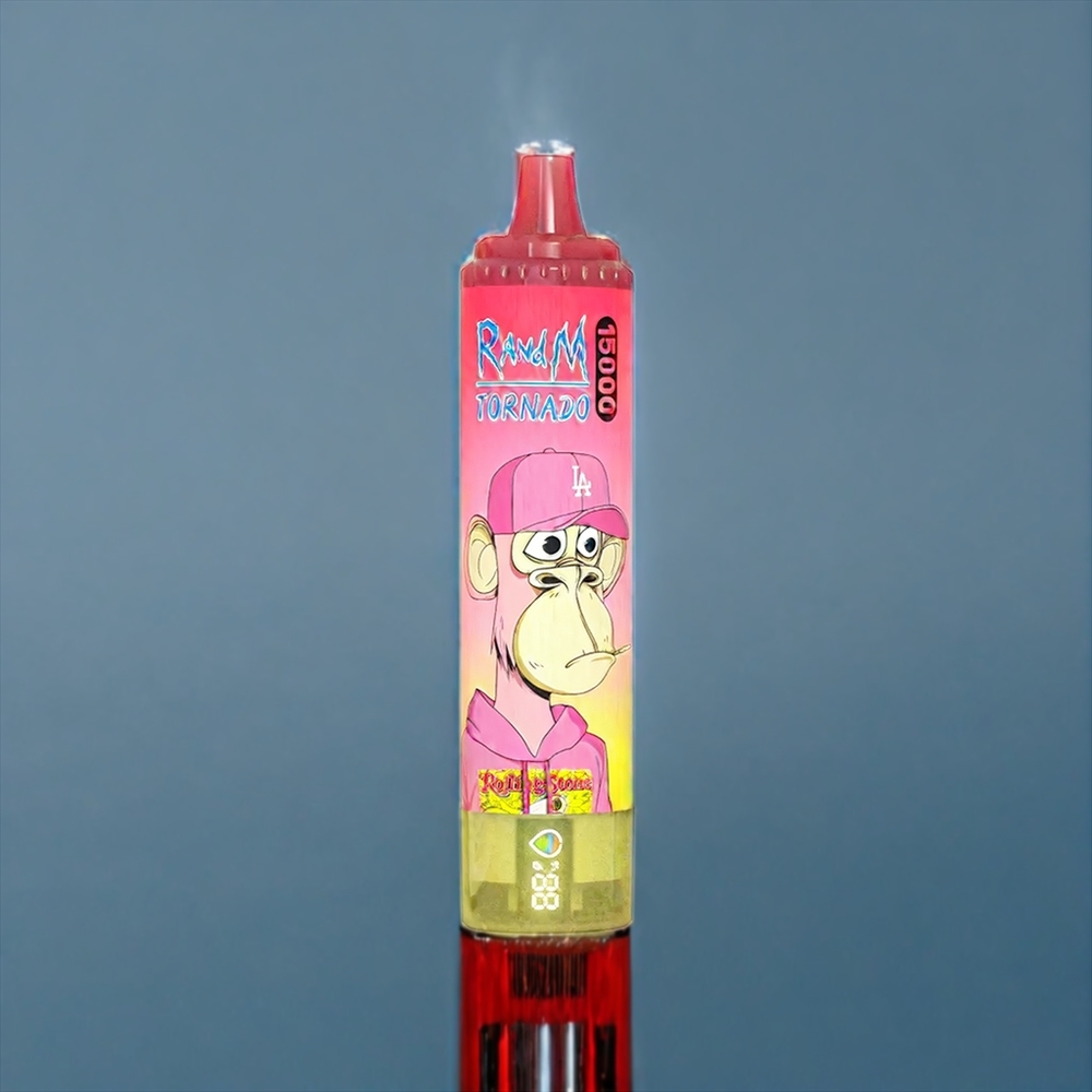 Suomi tukku Fumot RandM Tornado 15000 Puffs 25ml 850mAh Mesh Coil LCD Sitruuna