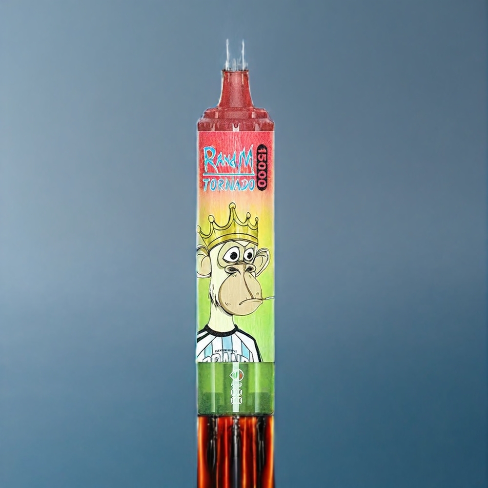 Suomi tukku Fumot RandM Tornado 15000 Puffs 25ml 850mAh Mesh Coil Omena Persikka Päärynä Vape