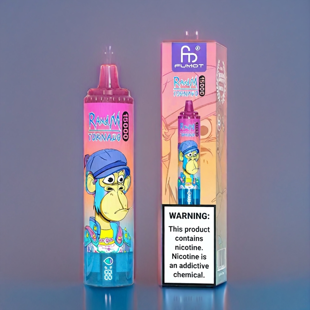 Suomi tukku Fumot RandM Tornado 15000 Puffs 25ml 850mAh Sitruunalimonadi Mesh Coil Type-C LCD