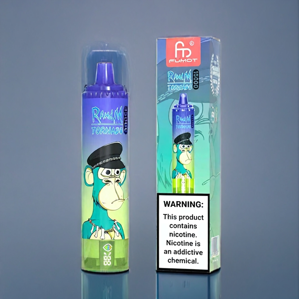 Suomi tukku Fumot RandM Tornado 15000 Puffs 25ml 850mAh Type-C Bluberry Bubblegum