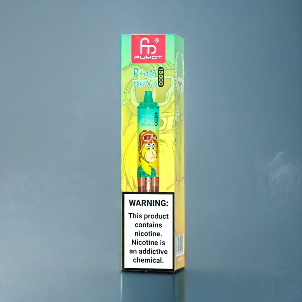 Suomi tukku Fumot RandM Tornado 15000 Puffs 25ml Ananas-Jää 850mAh Mesh Coil Type-C LCD