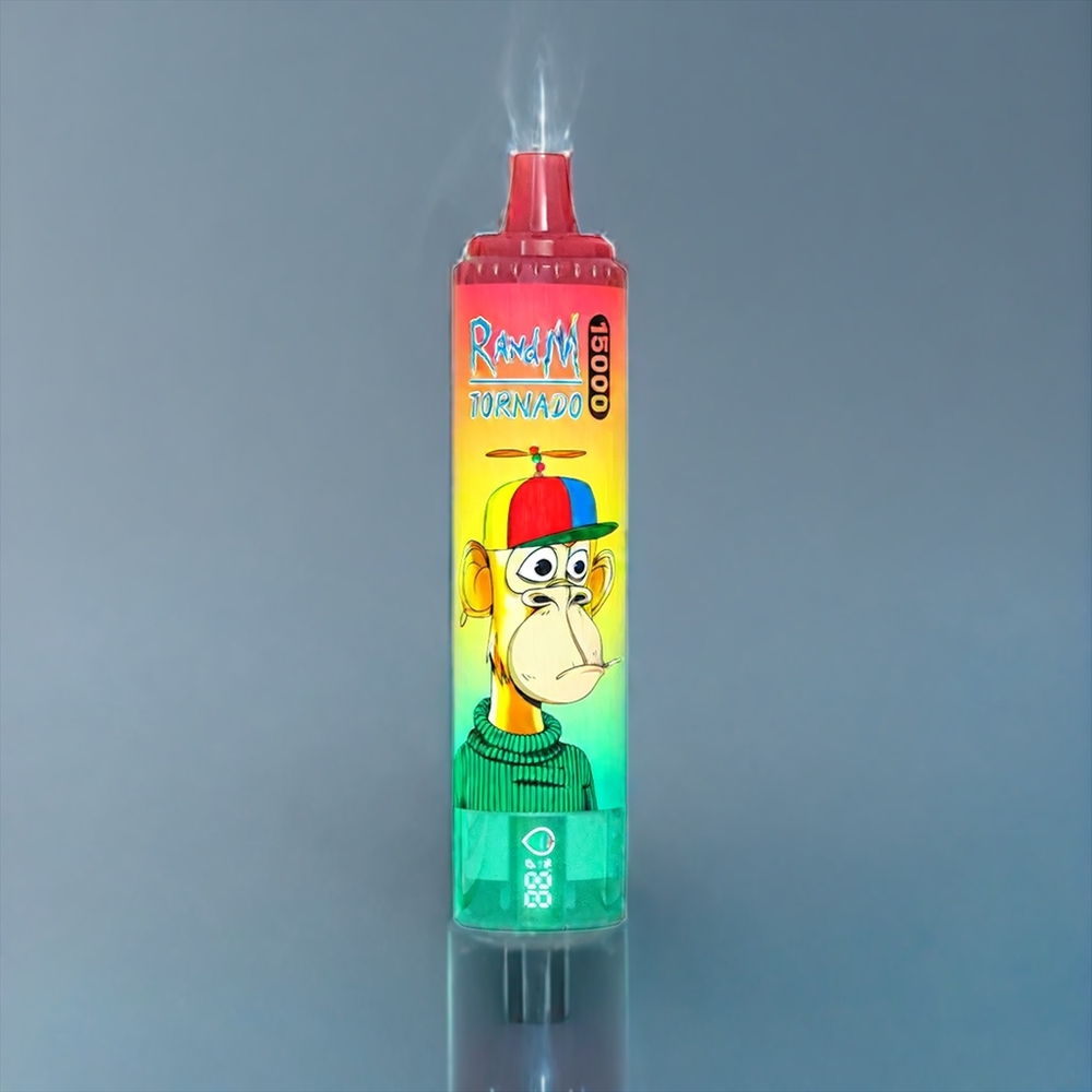 Suomi tukku Fumot RandM Tornado 15000 Puffs 25ml Mesh Coil 850mAh Type-C Mansikka-Kiivi