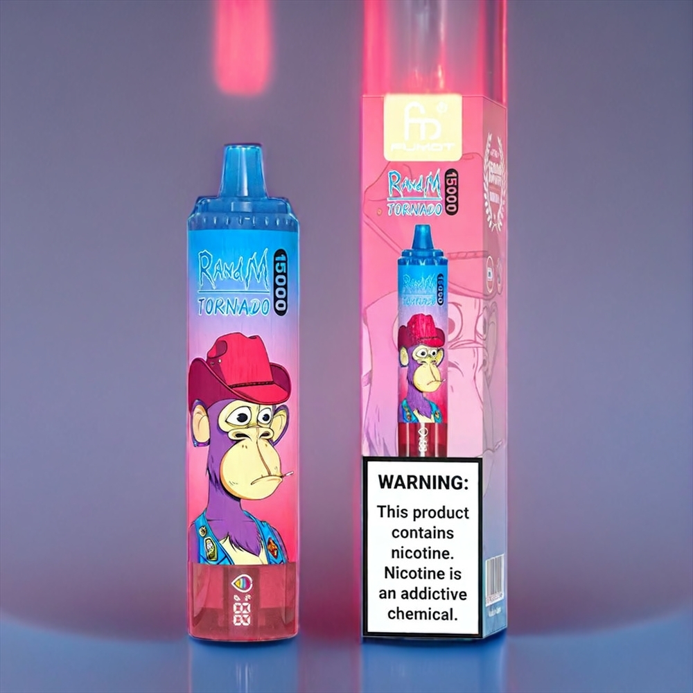 Suomi tukku Fumot RandM Tornado 15000 Puffs 25ml Mixed Berry Mesh Coil Type-C LCD