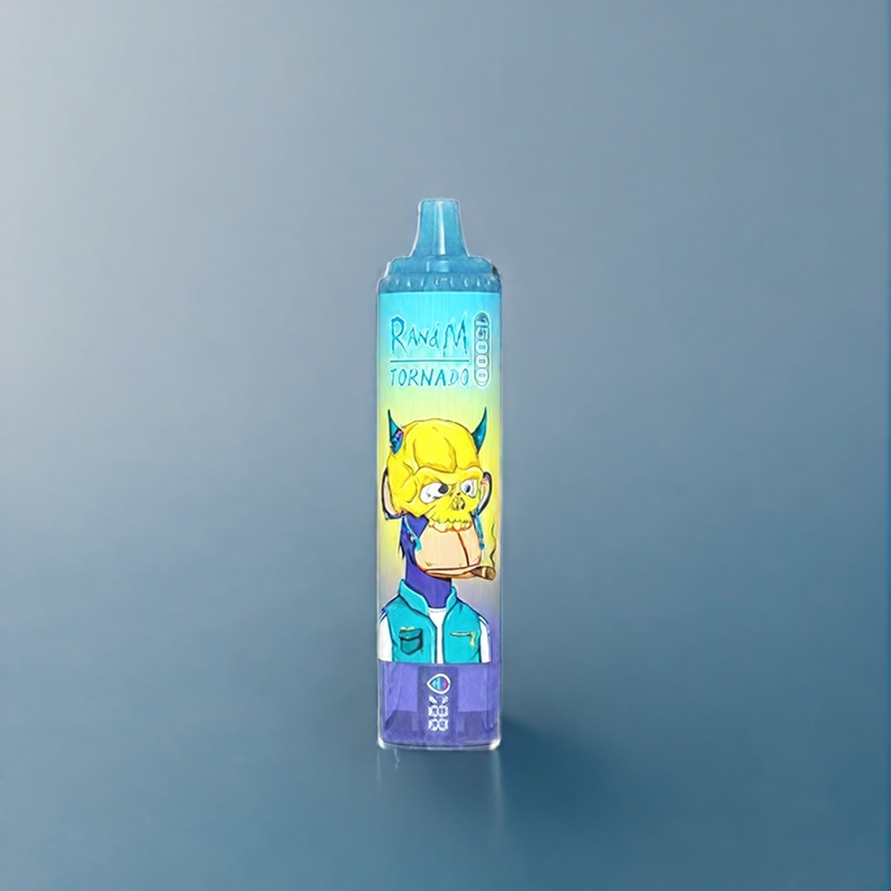 Suomi tukku Fumot RandM Tornado 15000 Puffs LCD Näyttö 25ml 850mAh Viinijää Mesh Coil Type-C