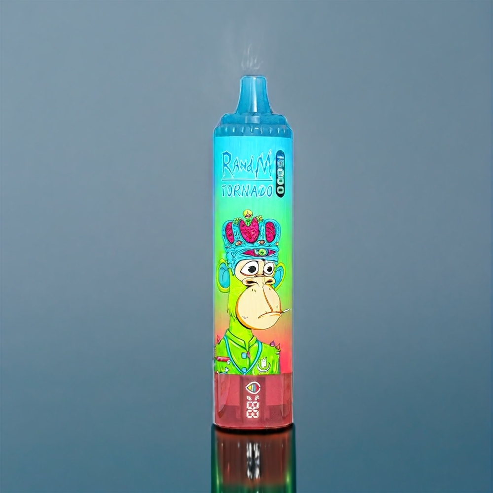 Suomi tukku Fumot RandM Tornado 15000 Puffs Vape Mansikka-Vesimeloni 25ml 850mAh Mesh Coil Type-C LCD